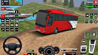Bus Game : Real Coach Bus Off-Road Driving 3D : Euro Coach Bus Simulator : Android Gameplay