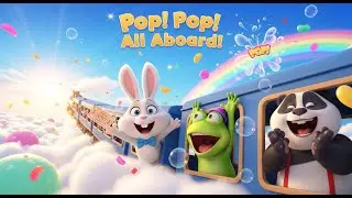 Bubble Train Adventure | Fun Learning Song for Toddlers | RHYMELOON