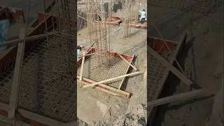 Footing shuttering work kaise kre | how to shuttering footing work #footing #ytshorts #shuttering