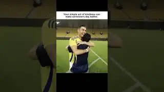 Act of kindness. 28.7K #engage #viral #cristianoedit #ronaldoedit #realmadrid #fyp #mrbeast