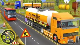 Indian Oil Tanker Cargo Truck Game - Trucks Driving Simulator | Android Gameplay