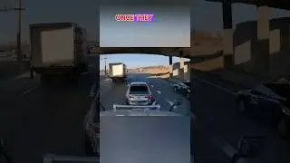 Karen Gets Instant Karma For Cutting Off Semi Truck