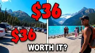 I Can't Get Parking! Madness At Lake Louise, Banff Alberta