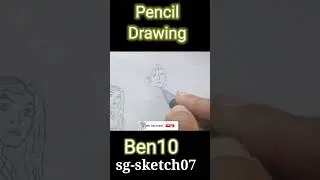 Ben 10 family #shorts  #realistic #drawing  #sg_sketch07