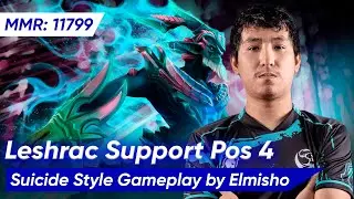ELMISHO LESHRAC POS 4 | Dota 2 Support Pro Gameplay 7.37