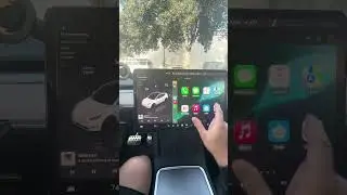 Apple CarPlay in a Tesla!