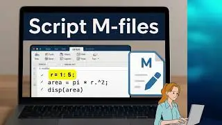 How to create and run Script M files in MATLAB