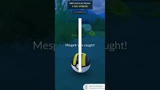 i caught Hundo Mesprit #pokemongo #pokemon