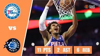 Dominick Barlow - 11 Points, 2 Assists, 6 Rebounds vs Magic - 2025-26 Regular Season