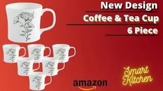New Design Ceramic Coffee & Tea Cup Set With Link | Dmart Kitchen Organizer | #shorts
