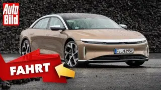 Lucid Air (2023) | Der Lucid Air ist ein M&auml;rchen aus 1111 PS | Erste Fahrt mit Dennis Petermann