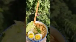 Life is hard but i got ramen 💌🎀 #food #ramen #buldak #kimchiramen #aesthetic #foodsnacks #asmr