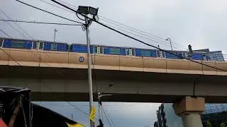 Kolkata Orange Line Metro Rail Arrival at Barun Sengupta Science City Station [4K UHD]