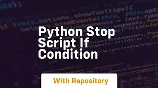 python stop script if condition