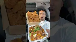 Fried CHICKEN and CHINESE Food #shorts