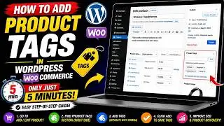 How to add product tags in wordpress ecommerce website?