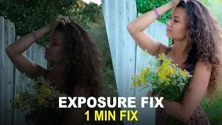 🔥 Fix Any Dark Photo in 1 Minute!  Photoshop Exposure Trick