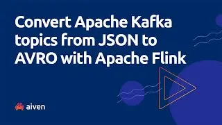 Streaming conversion of Apache Kafka topics from JSON to Avro with Apache Flink