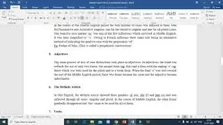 Middle English Period