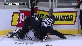 Dominik Bittner vs Brendan Leipsic Feb 3, 2012