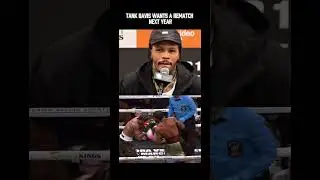 TANK DAVIS BELIEVE HE WON THE FIGHT AND HE WANTS A REMATCH! #viralvideo #davisvsroach #tankdavis