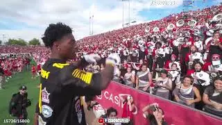 IShowSpeed randomly started conducting a college band during a football game in New Mexico 😭