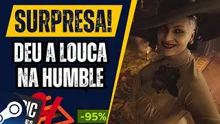 OPA! Novo JOGO de GRA&Ccedil;A para RESGATE na EPIC, promo&ccedil;&atilde;o com JOGOS BARATOS na Steam e Humble Choice