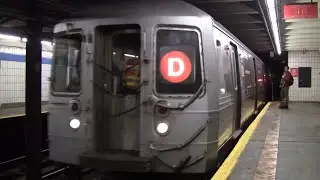 ᴴᴰ R68 D Train Wrong Railing in to Grand Street