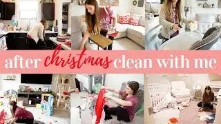 AFTER CHRISTMAS CLEAN WITH ME | EXTREME CLEANING MOTIVATION 2018 | ALL DAY SPEED CLEANING