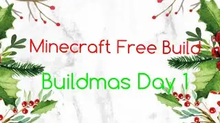 Frozen Pond! Buildmas Day 1!