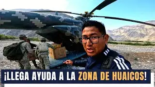 Llega ayuda a la zona de huaicos en Secocha