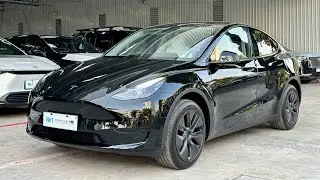 Tesla Model Y Electric SUV Black Color | 2024 Tesla Model Y Full Electric SUV