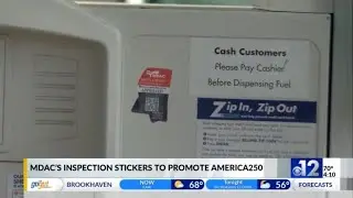 MDAC marks America250 with special inspection stickers
