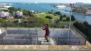 Brindisi.My City. My Place. My Home. Chiara Conte suona sul Monumento al Marinaio BRINDISI- PUGLIA-
