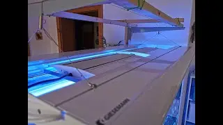 Giesemann Stellar 4x54w mit 2 Giesemann Vervve im Detail Hybridlampe Meerwasseraquarium Beleuchtung