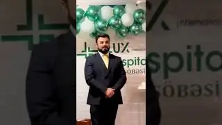'Lux İnternational Hospital'ın 1 illiyinə &ouml;zəl &ccedil;əkilişimizdən g&ouml;r&uuml;nt&uuml;lər