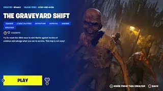 COD: Black Op Zombie The Graveyard Shift Creative 2.0 Map Code In Fortnite! (Call Of Duty Zombie)