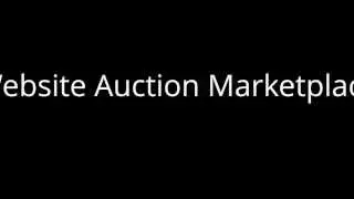 Website Auction Marketplace