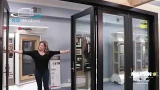 New Marvin Clad Ultimate Bi Fold - Here's a glimpse. Stop in to see the new door in action.