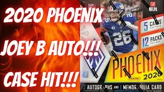 2020 Panini Phoenix Football Hobby Box. 🔥🔥 Joey B Auto and a Case Hit!!!