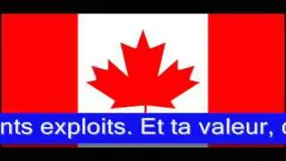 Canadian Natinal Anthem With French subtitles By Maxxamp2 ! O Canada
