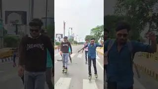 skating stunt in public Gorakhpur❤#Skating#ExtremeSports#SkateLife#ViralShorts#shorts#viralvideo