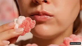 WOMAN EATING UNIQUE CANDIES, GUMMIES ASMR | SOFT CHEWING SOUNDS | NO TALKING | SLEEP AND RELAXATION