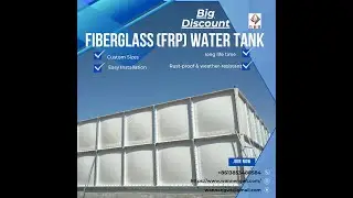GRP Water Tank Installation | Shandong Wanneng Group