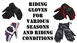 Riding gloves for different seasons and riding conditions