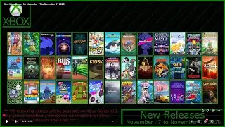 Новые игры для Xbox с 17 по 21 ноября 2025 года