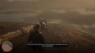 Algie remembers that Arthur robbed him | Alternate dialogue Rdr2