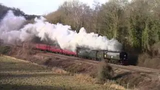 34067 Tangmere - The Christmas Devonian - Avoncliff - 15/12/12
