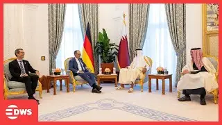 German Chancellor Merz Meets Qatar&rsquo;s Emir Sheikh Tamim, Discusses Trade and Security | AC1N