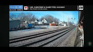 TrainVideo Of A SCREEN View With A UP ??? EB Train 🚂 On The Carroll Iowa USA Area By Gabriel